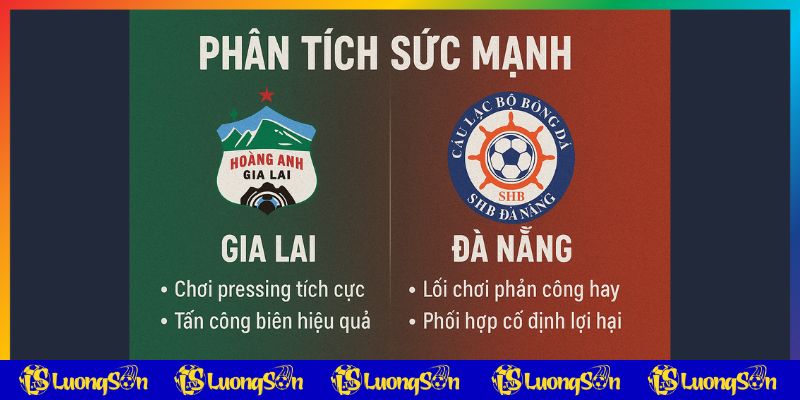 Bối cảnh trước trận Gia Lai vs Đà Nẵng trên Luongsontv